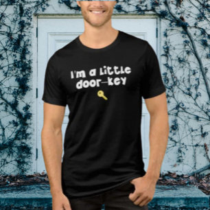 I’m A Little Door—Key (Dorky) – Funny Pun Graphic  Tri-Blend Shirt