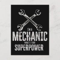 I`m a mechanic, what`s your superpower Funny