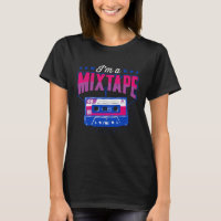 I m A Mixtape Bisexual Pride Colors Retro Cassette