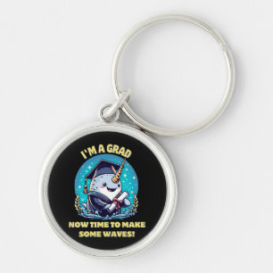 I m a narwhal graduate! Now time to make some wave Key Ring