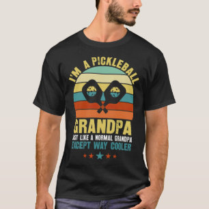 i m a pickleball a just like a normal art farm ani T-Shirt