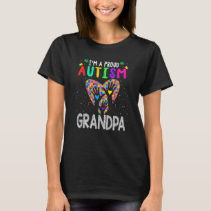 I M A Proud Autism Grandpa Mens Boys Tee Autism Aw
