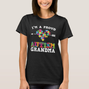 I m A Proud Grandma Autism Awareness Autistic Gran T-Shirt