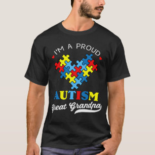 I m A Proud Great Grandpa Autism Awareness Autisti T-Shirt
