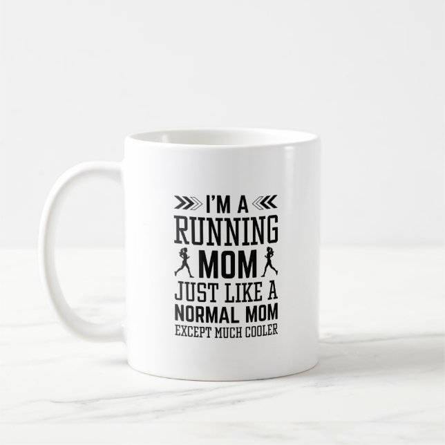 I’m A Running Mum Coffee Mug (Left)