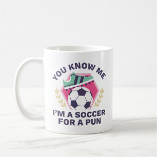 I’m A Soccer For A Pun Coffee Mug