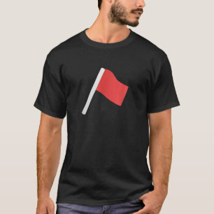 I m a walking Red Flag funny novelty halloween tre T-Shirt