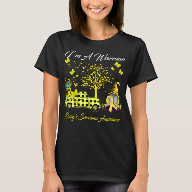 I’m a Warrior Ewing's Sarcoma Awareness T-Shirt (Front)