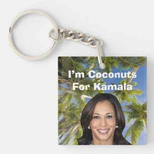I’m Coconuts For Kamala Key Ring