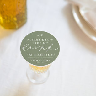 I’m Dancing Wedding Reception Drink Cover Coaster