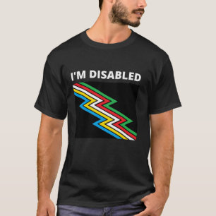 I m Disabled Disability Pride Flag Long Sleeve T S T-Shirt
