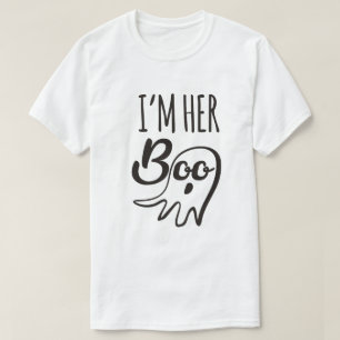 I’m Here Boo Cute Funny Halloween Ghost T-Shirt