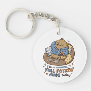 I’m in full potato mode today Couch Potato Potato Key Ring