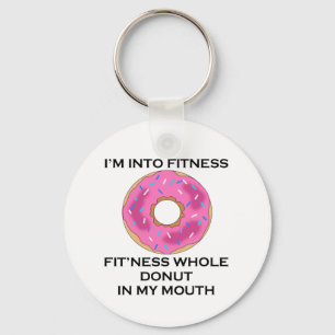 I’m Into Fitness Doughnut Key Ring