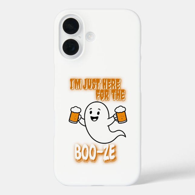 I’m Just Here for the Boo-ze Case-Mate iPhone Case (Back)
