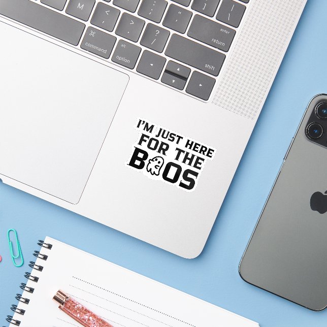 I’m Just Here For The Boos Halloween Phone Case (Laptop w/ iPhone)