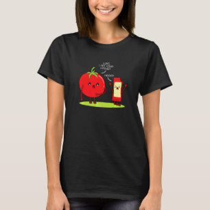 I M Just Here For The Hot Dogs Shes My Sweet Potat T-Shirt