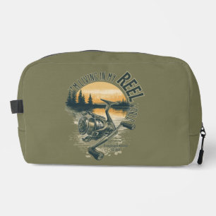 I’m Living in My   Funny Fisherman Gift    Dopp Kit