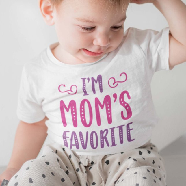 I’m Mum’s Favourite Baby T-Shirt (Creator Uploaded)