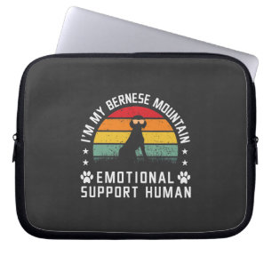 I’m my Bernese Mountain dog emotional support man Laptop Sleeve