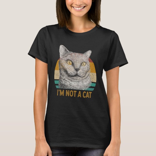 I m Not a Cat Lawyer Humour Viral Video Meeting Ca T-Shirt (Front)