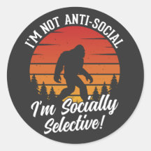 I’m Not Anti-Social Bigfoot Black