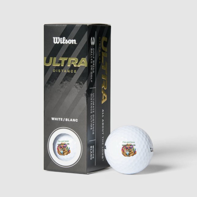 I’m not lazy, I’m in capybara mode ,funny capybara Golf Balls (Packaging)