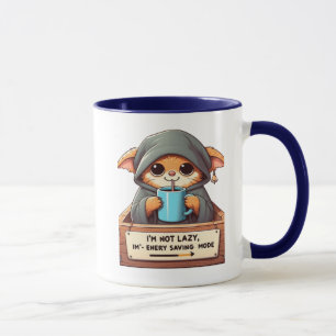 i m not lazy mug