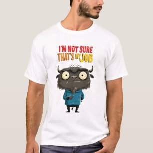 I’m Not Sure That’s My Job Funny Yak Office Humour T-Shirt