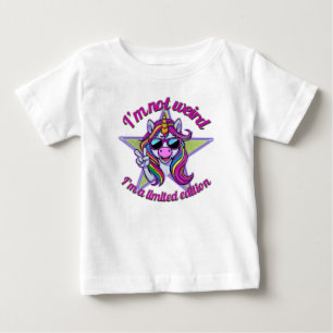 I’m Not Weird I’m a Limited Edition Unicorn Desi Baby T-Shirt