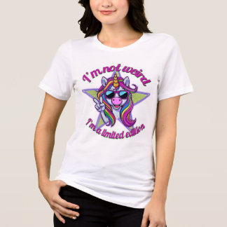 I’m Not Weird I’m a Limited Edition Unicorn Desi Tri-Blend Shirt
