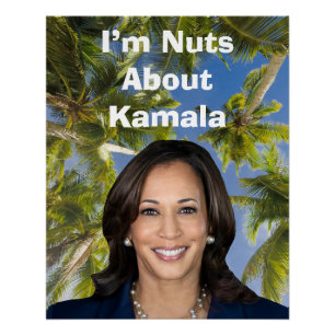 I’m Nuts About Kamala Poster