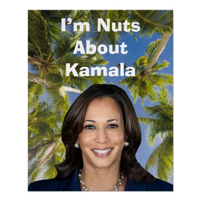I’m Nuts About Kamala Poster (Front)
