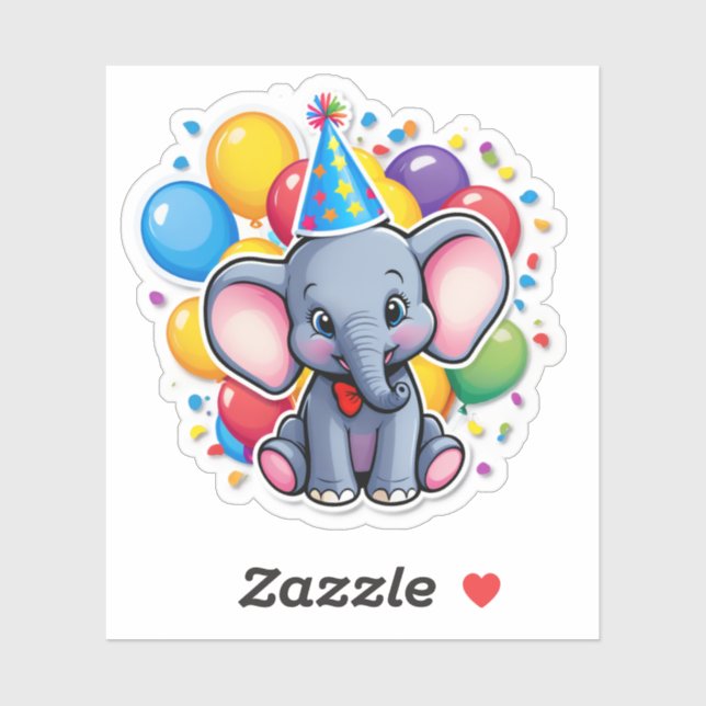 I’m ONE-derful! – Baby Elephant Birthday Joy (Sheet)