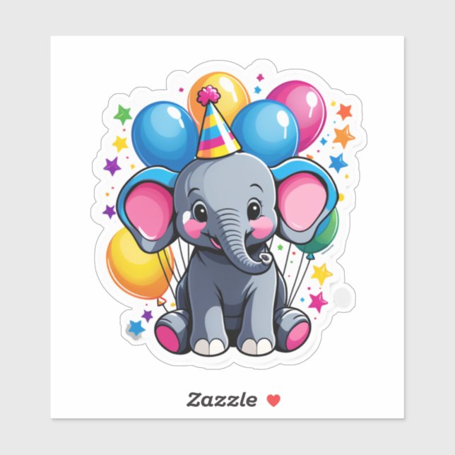 I’m ONE-derful! – Baby Elephant Birthday Joy (Sheet)