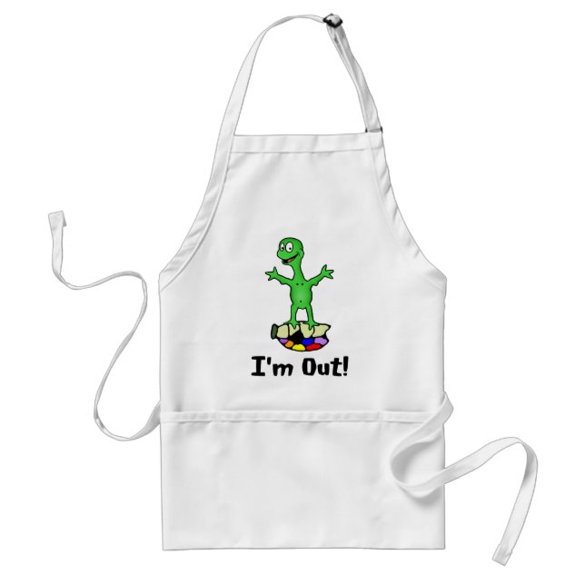 I’m Out Turtle Apron (Front)