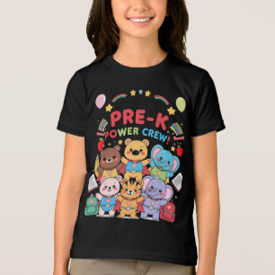 "I’m Part of the Pre-K Power Crew!" – Kids Tri-Blend Shirt