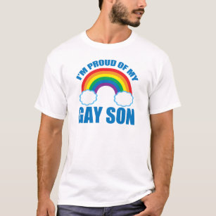 I’m Proud of My Gay Son LGBTQ Supportive Dad T-Shirt