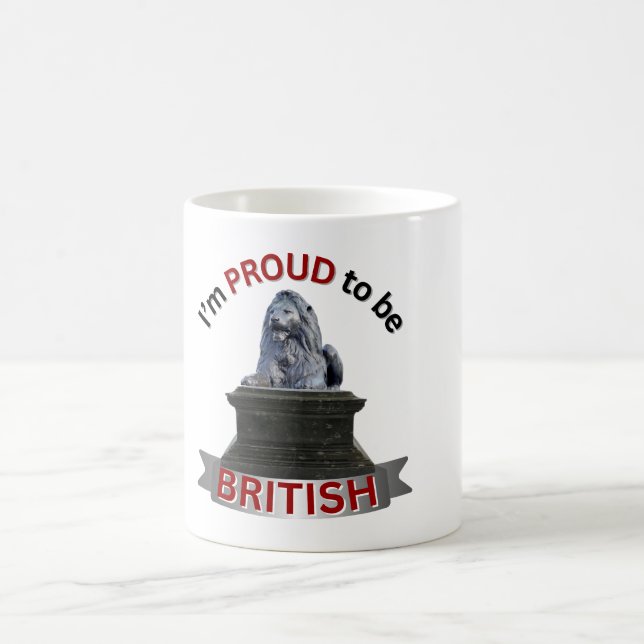 I’m Proud to be British Coffee Mug (Center)