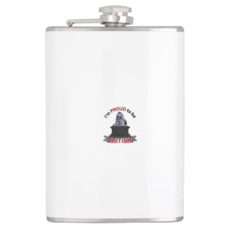 I’m Proud to be British Hip Flask