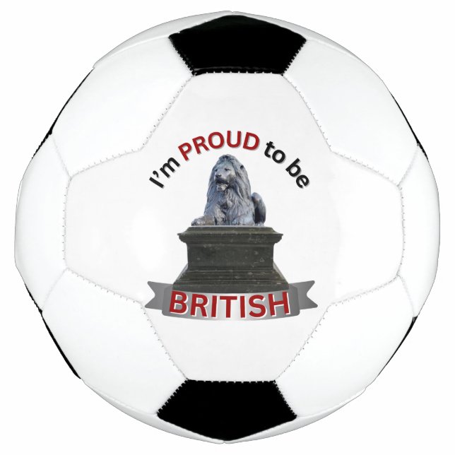 I’m Proud to be British  Soccer Ball (Front)