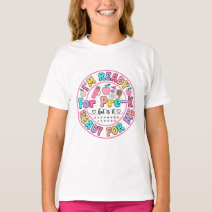 I’m Ready For Pre-K Colourful Back to School T-Shirt