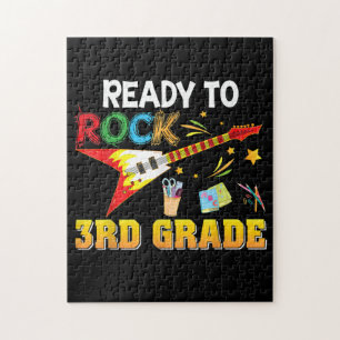 I’m Ready To Rock 3rd Grade Third Back To School G Jigsaw Puzzle