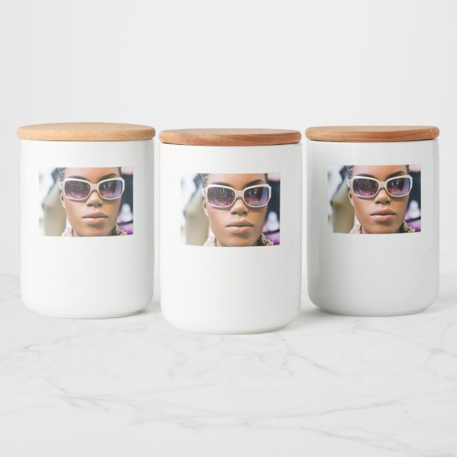 I’m real beautiful food label (Bottles)