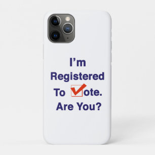 I’m Registered to Vote 2024 Case-Mate iPhone Case