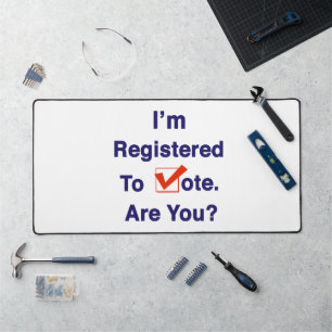 I’m Registered to Vote 2026 Desk Mat