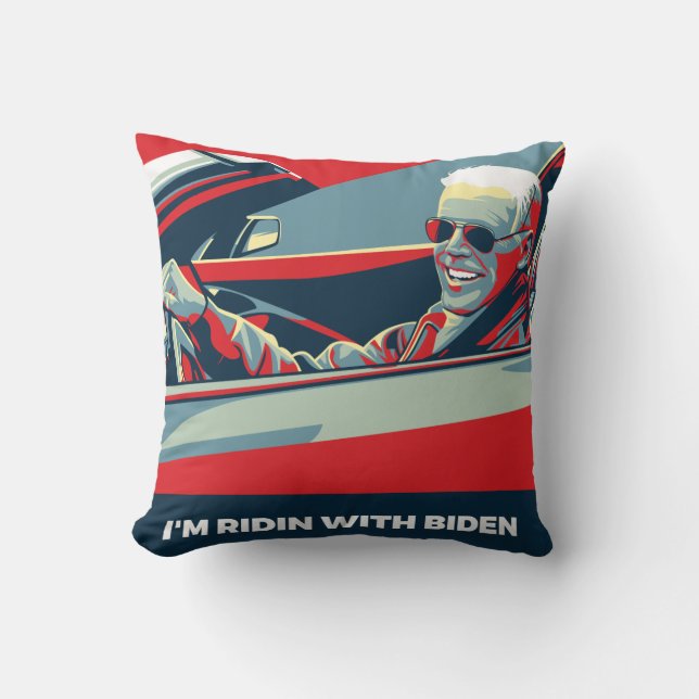I’M RIDIN WITH BIDEN CUSHION (Front)