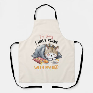 I’m Sorry, I Have Plans with My Bed – Cosy Cat Apron
