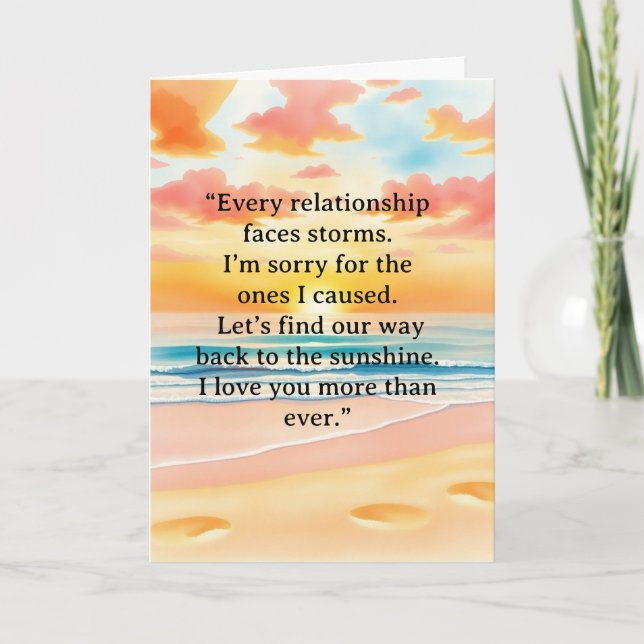 I’m Sorry Relationship Card (Front)