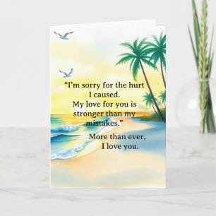 I’m Sorry Relationship Card